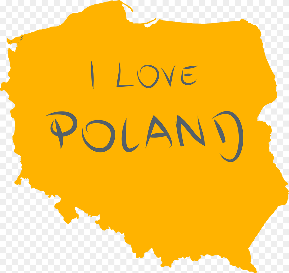 I Love Poland Map Clipart, Text, Person, Chart, Plot Png