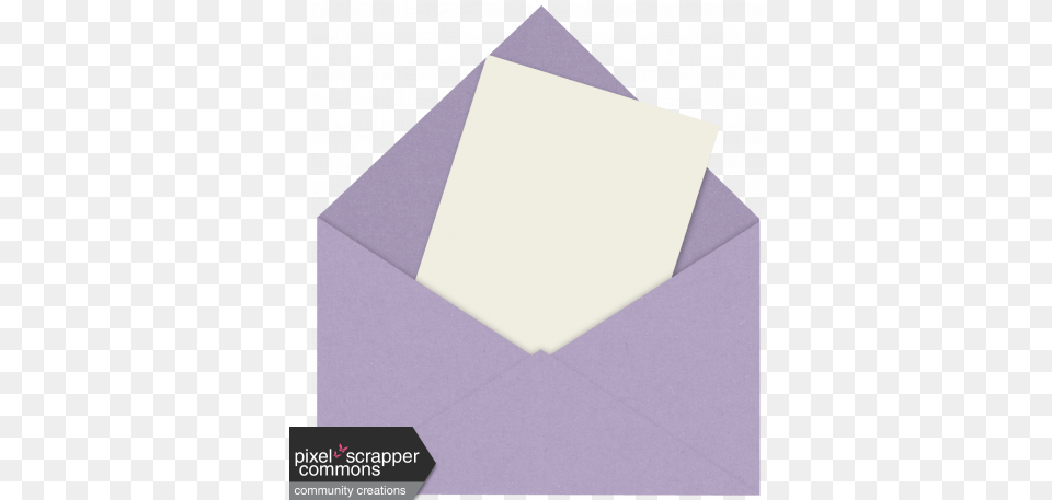 I Love Purple Envelope With Card Graphic By Dawn Prater Horizontal, Paper, Mail Png Image