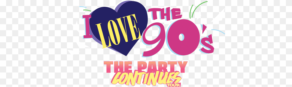I Love The 90s Tour Love The 90s, Art, Graphics, Advertisement, Poster Png