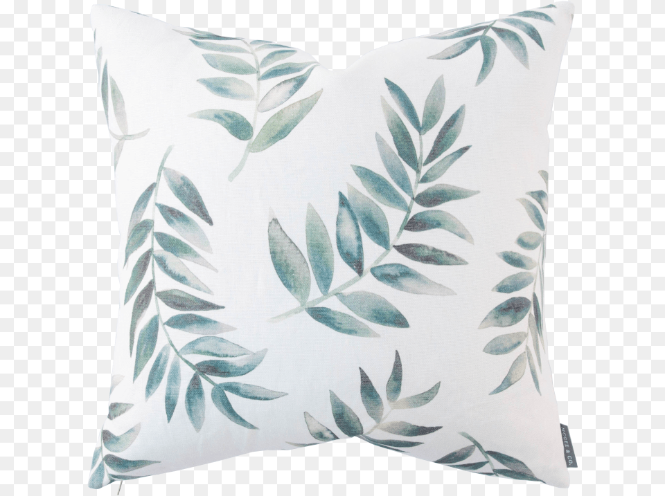 I Love The Watercolor Inspired Botanical Leaves On Cushion, Home Decor, Pillow, Plant Png