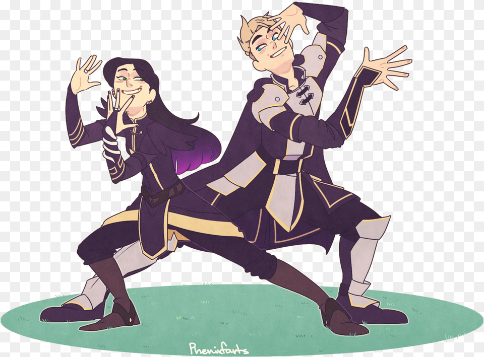 I Love These Weirddumb Siblings So Much Dragon Prince Rayla Fanart, Book, Publication, Comics, Person Free Transparent Png