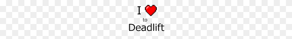 I Love To Deadlift Bit Retro Heart, Symbol Free Png Download