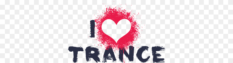 I Love Trance V2 T Shirt T Shirt, Heart, Adult, Male, Man Png Image
