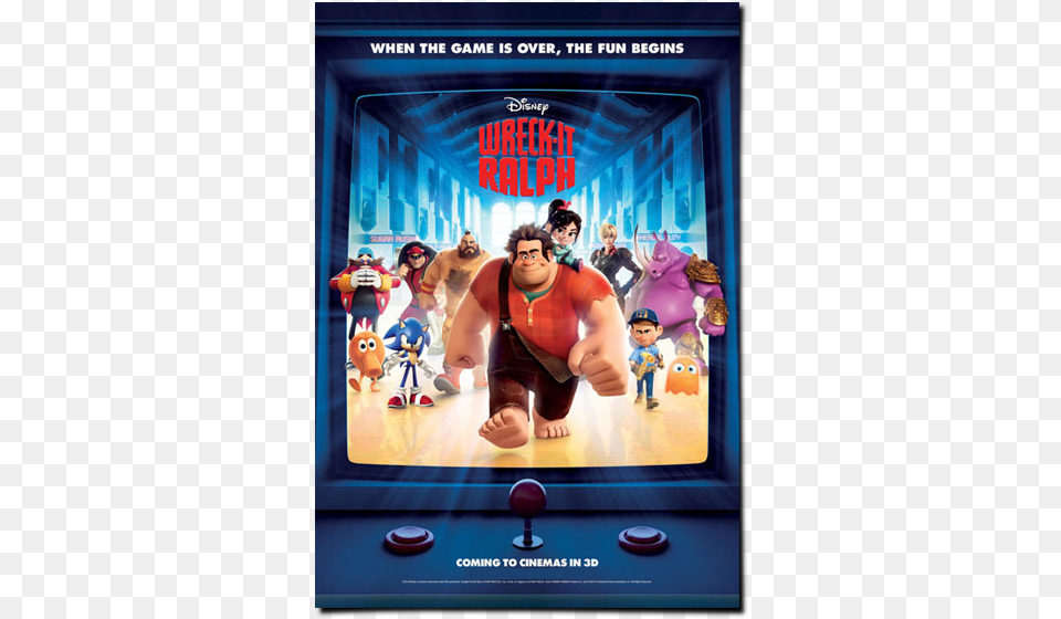 I Love Wreck It Ralph Mulan Wreck It Ralph, Person, Baby, Advertisement, Poster Png