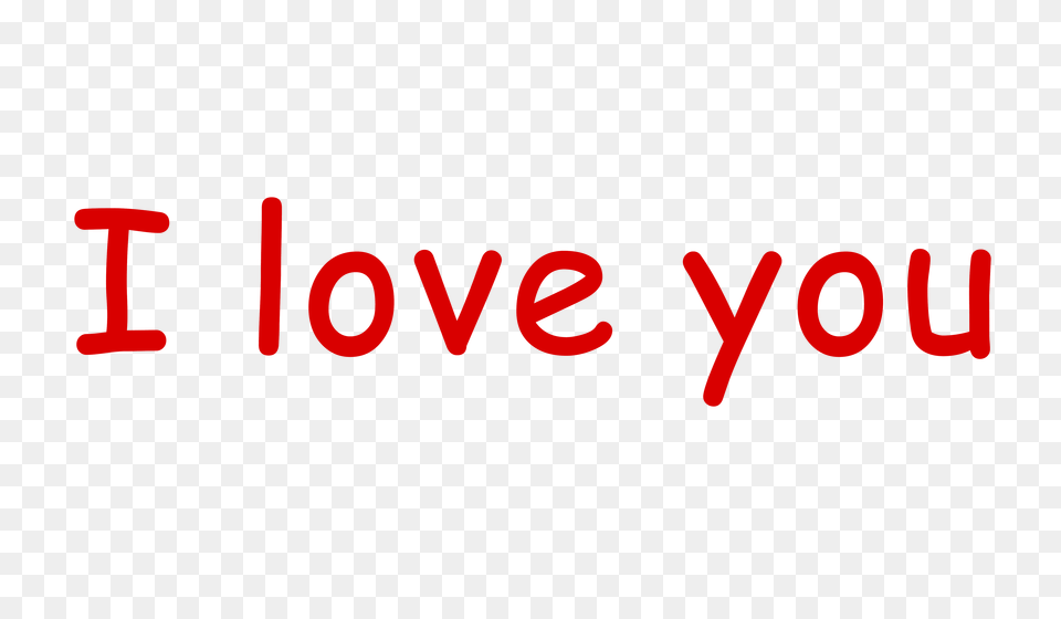 I Love You, Text Free Png Download