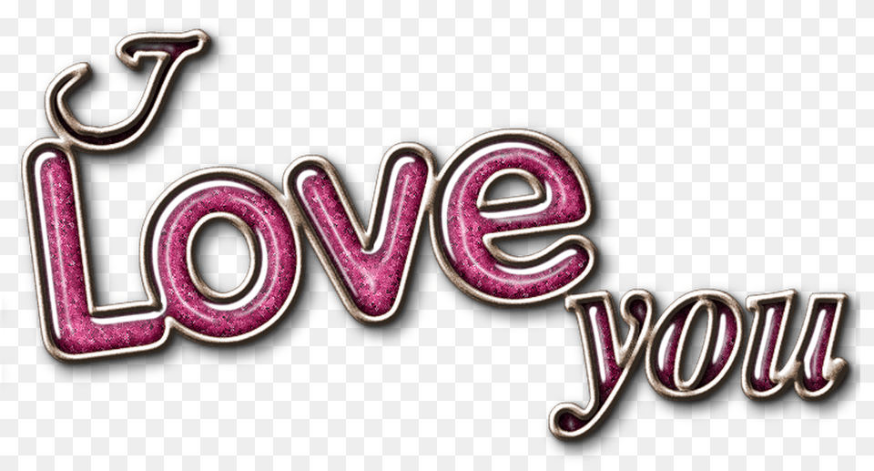 I Love You, Logo, Purple, Text, Light Free Transparent Png
