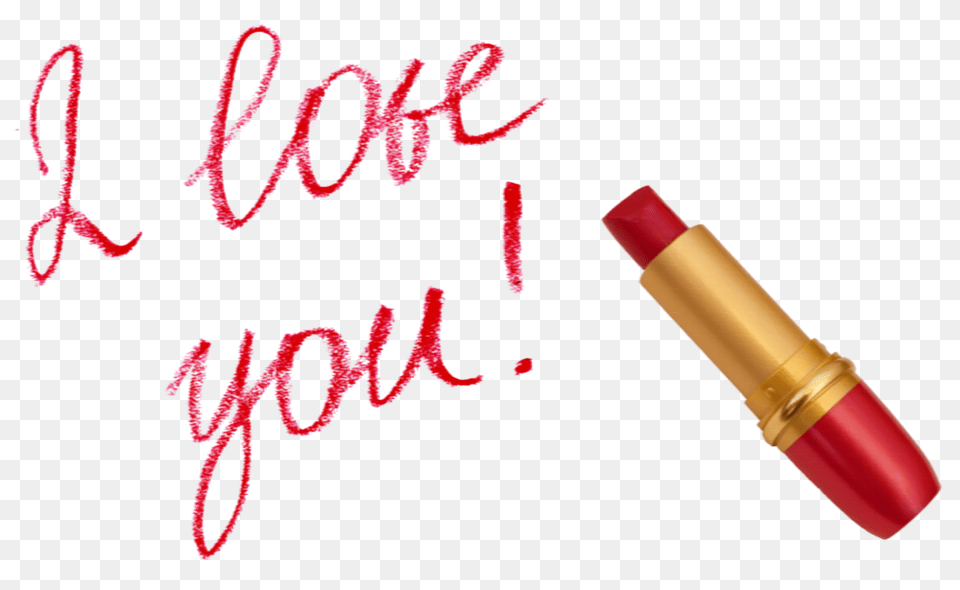 I Love You, Cosmetics, Lipstick, Smoke Pipe Free Png