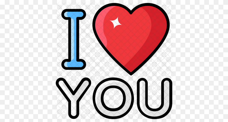 I Love You Icon Vertical, Heart Free Png Download