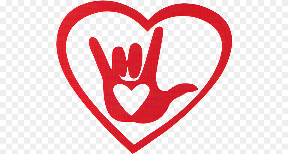 I Love You Love You Sign Language Heart, Logo Free Png