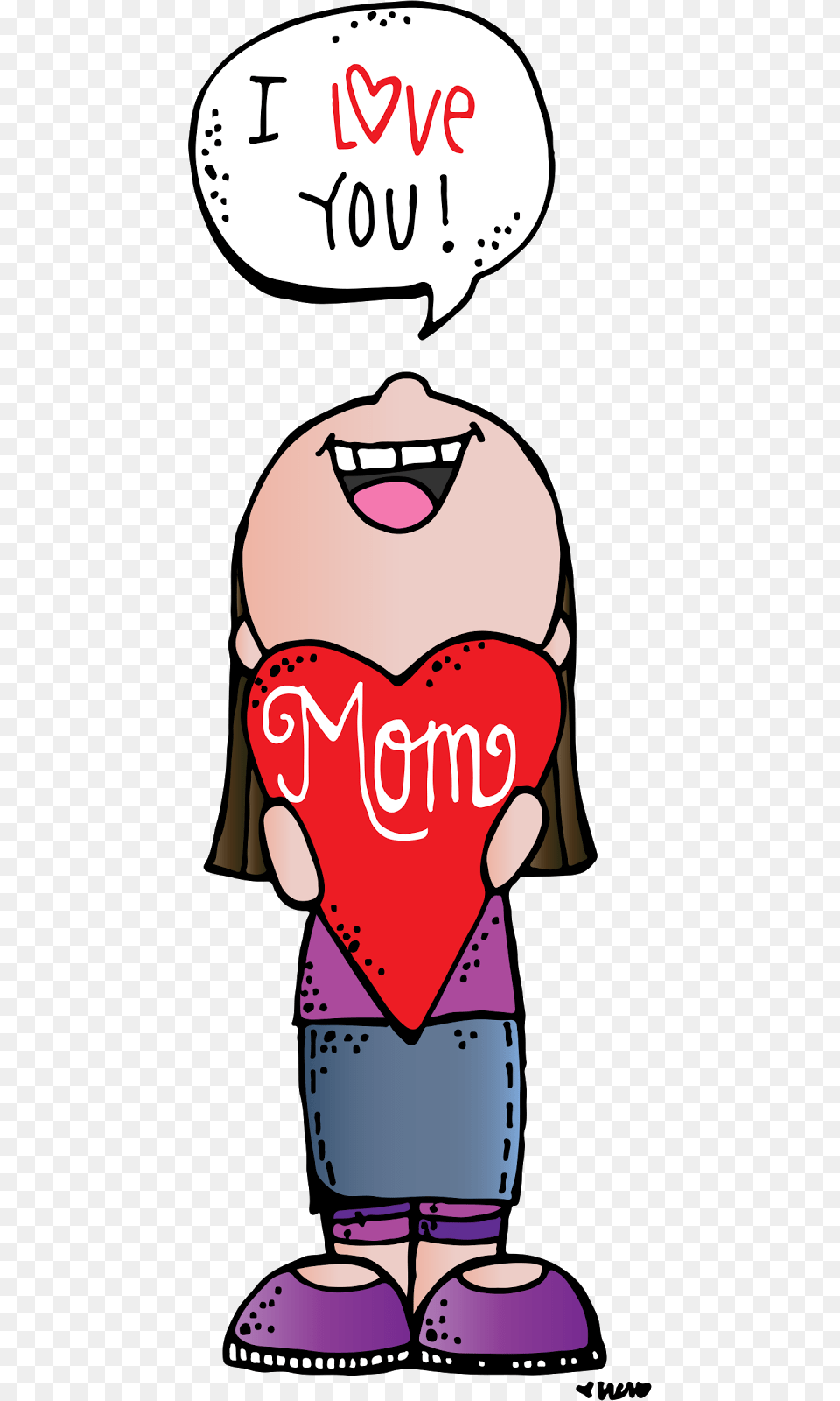 I Love You Mom Clipart At For Personal Use Clip Art, Book, Comics, Publication, Baby Free Transparent Png
