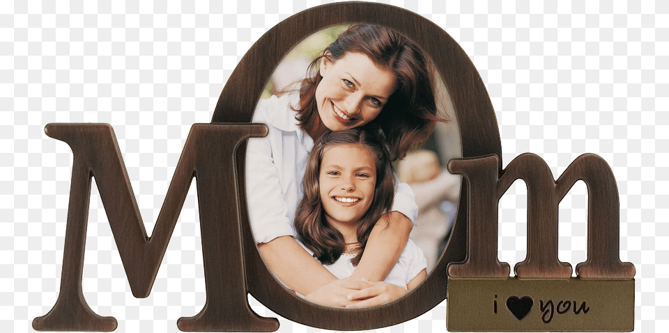 I Love You Mom Transparent Birthday Photo Frame For Mother, Photography, Head, Face, Person Png Image