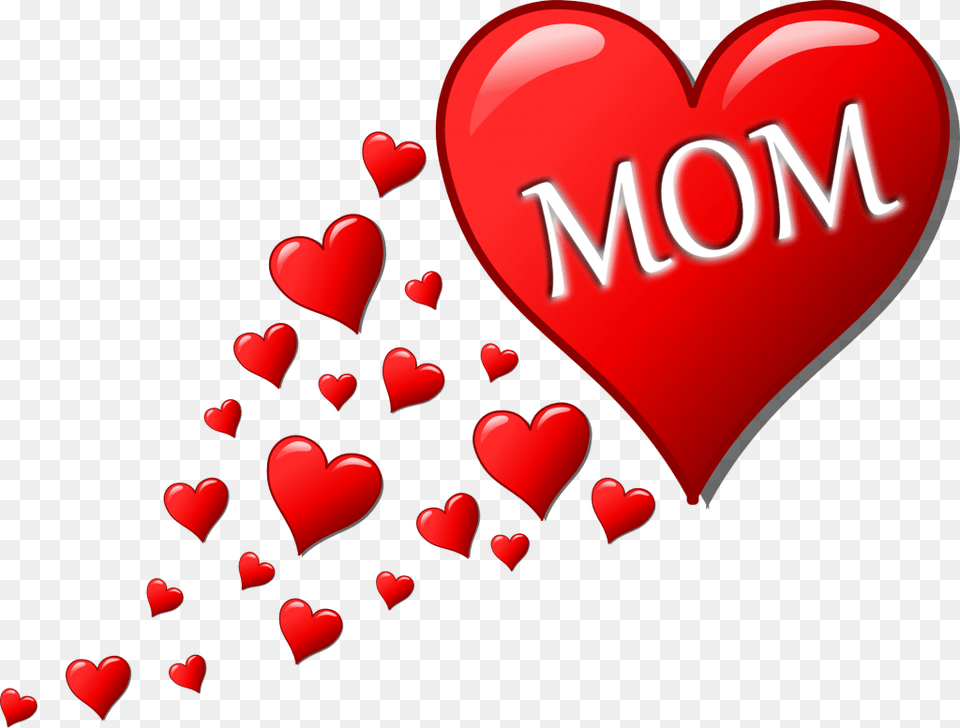 I Love You Mother Download, Heart, Food, Ketchup Png