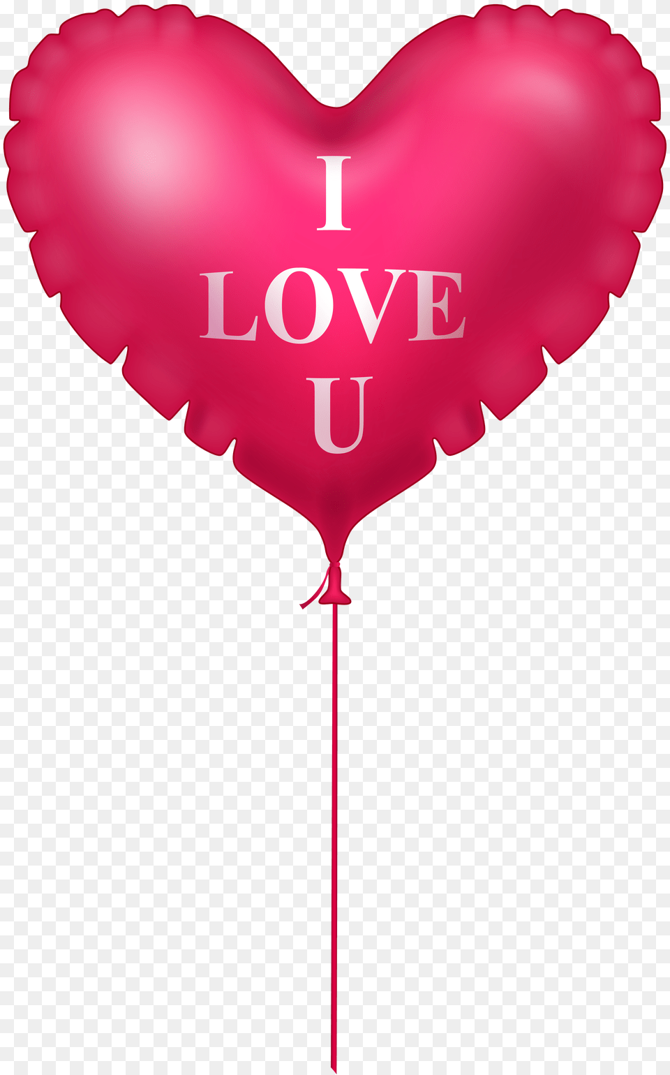 I Love You Pink Heart Balloon, Person Free Png