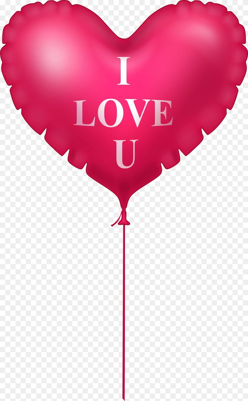 I Love You Pink Heart Balloon Image Love Heart Balloon, Person Png