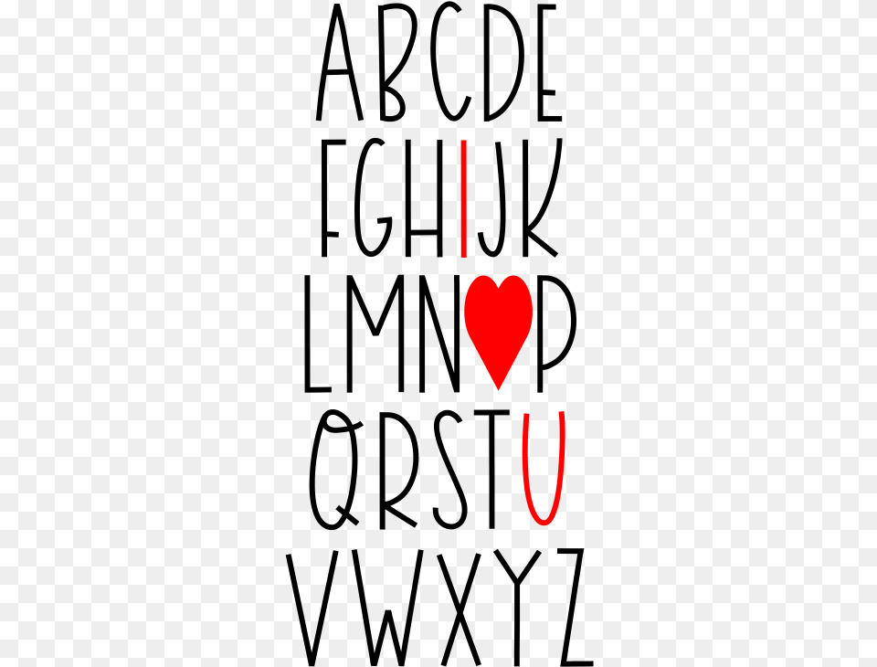 I Love You Svg File Wall Hanging Calligraphy, Heart Free Png Download