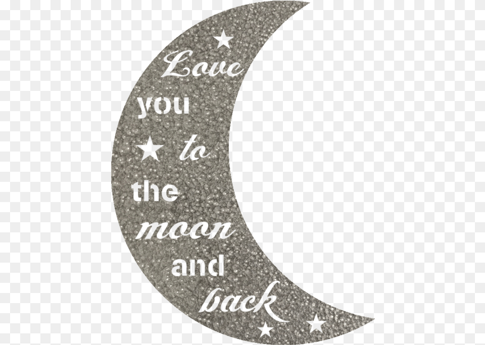 I Love You To The Moon Amp Back Steel Wall Sign Crescent, Astronomy, Nature, Night, Outdoors Free Png Download