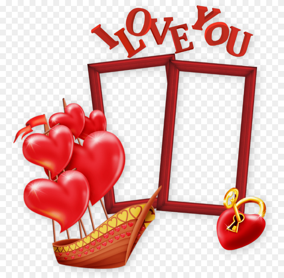 I Love You Valentine S Day Frame Love You Photo Frame, Balloon, Machine, Wheel, Heart Free Transparent Png
