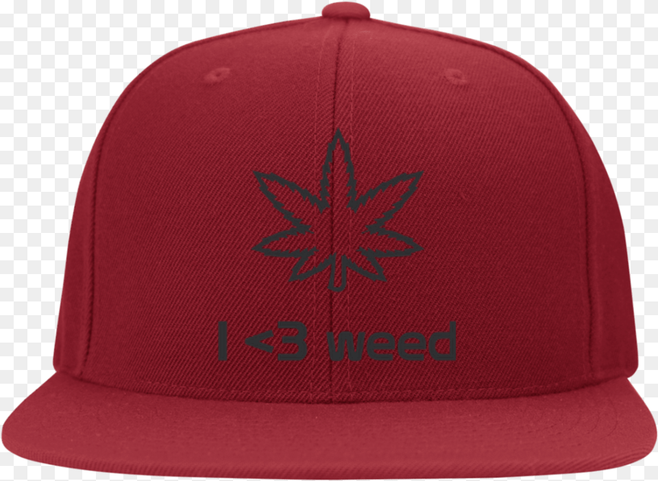 I Lt3 Weed Flat Bill Cap Dodge Hellcat 6297f Yupoong Flat Bill Twill Flexfit, Baseball Cap, Clothing, Hat Free Png Download