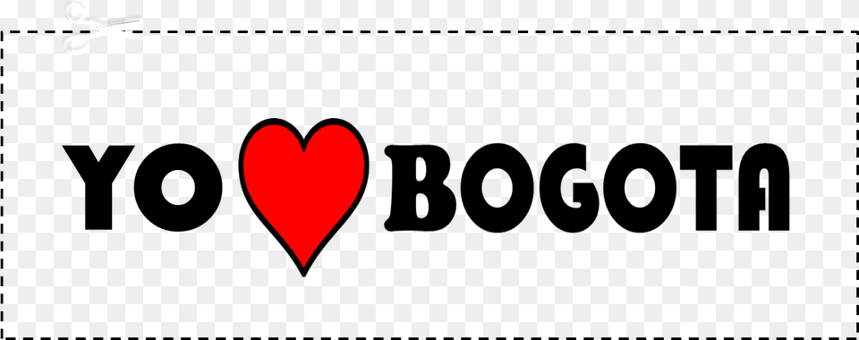 I Luv Bogota Heart, Scissors, Symbol Free Transparent Png