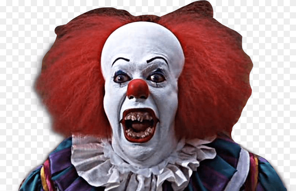 I Luv Clowns Pennywise The Clown, Person, Performer, Face, Head Free Png