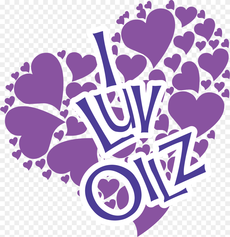 I Luv Oilz Valentine39s Day, Art, Graphics, Purple, Pattern Png Image