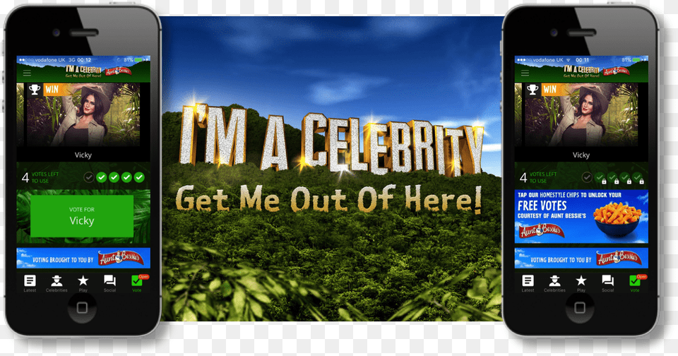 I M A Celeb Im Celebrity Get Me Out Of Here, Electronics, Mobile Phone, Phone, Person Free Png Download