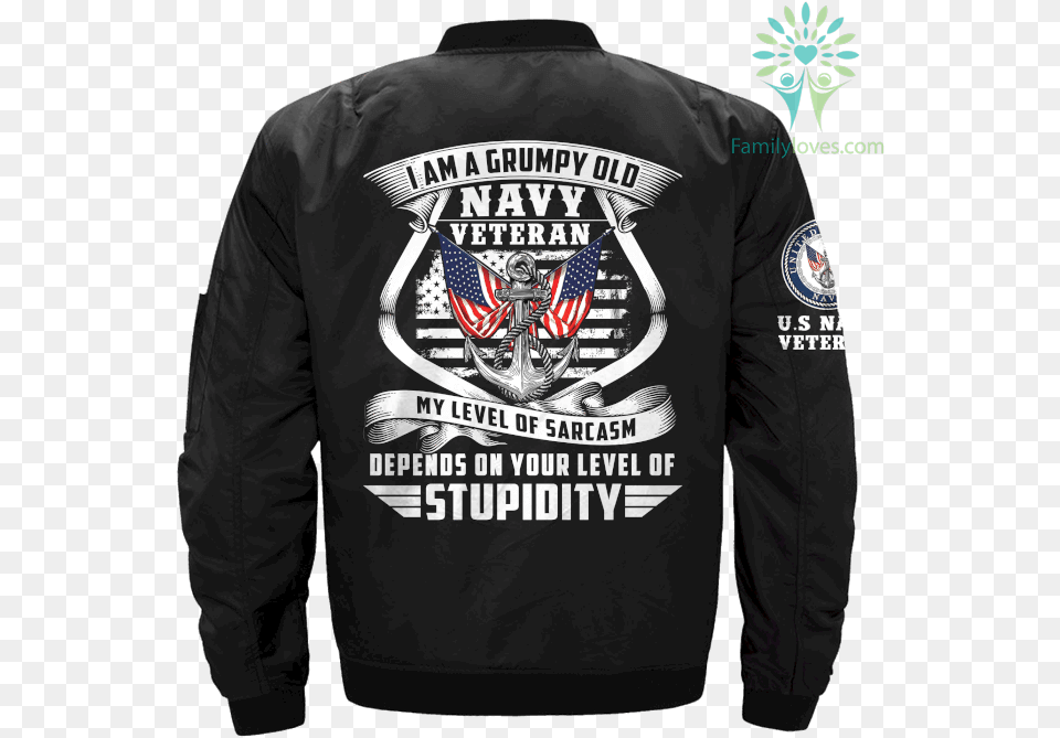 I M A Grumpy Old Navy Veteran My Level Of Sarcasm Depends 7 Cavalry Vietnam T Shirt, Clothing, Coat, Jacket, Hoodie Png