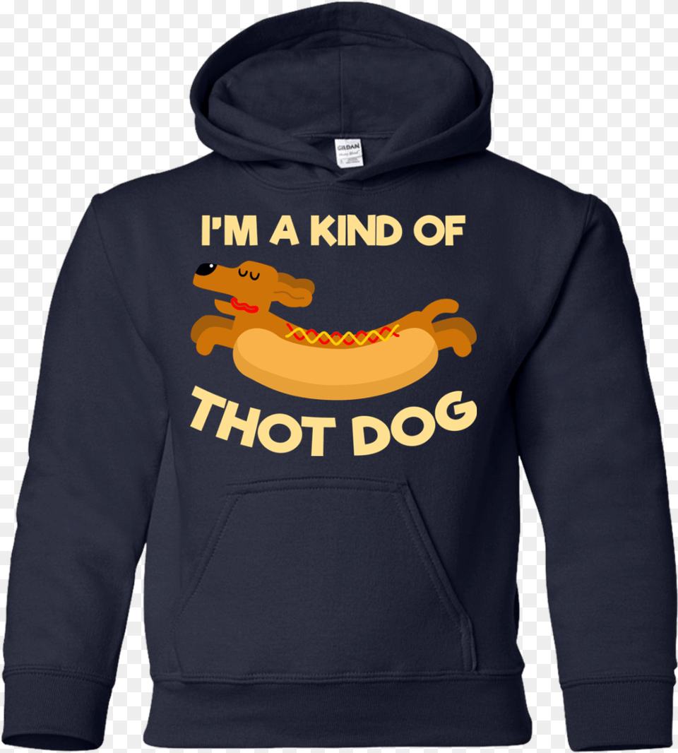 I M A Kind Of Thot Dog Dachshund T Shirtclass T Shirt, Clothing, Hoodie, Knitwear, Sweater Free Transparent Png