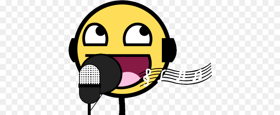 I M Awesome And Know Awesome Smiley, Electrical Device, Microphone, Bulldozer, Machine Png