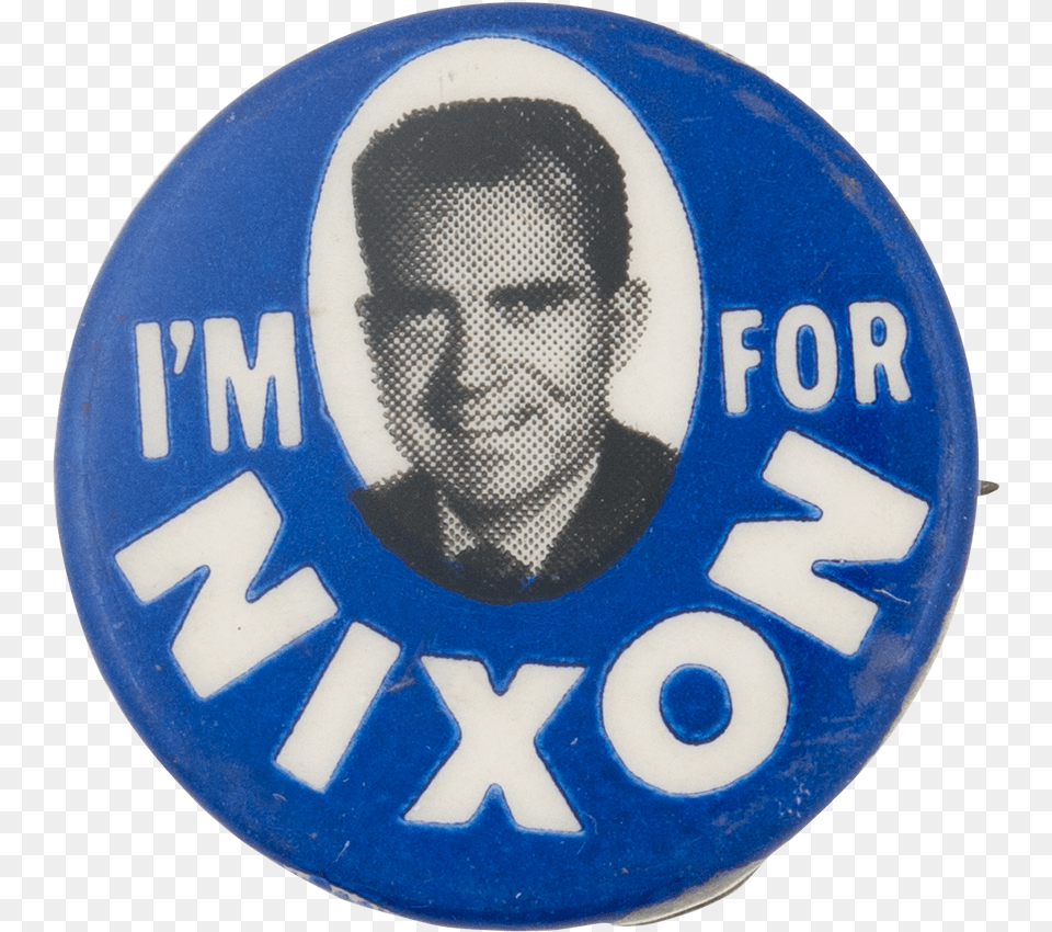 I M For Nixon Political Button Museum Emblem, Badge, Logo, Symbol, Baby Free Png