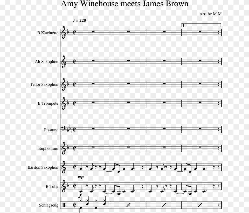 I M Not The Only One Saxophone Sheet Music, Gray Png