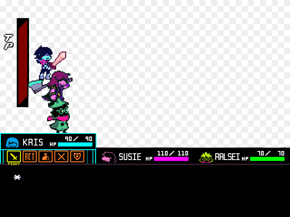 I Made A Battle Template Deltarune Battle Font, Person Free Transparent Png