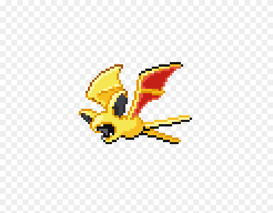 I Made A Golden Zubat Sprite Pokmon, Animal, Bird, Flying, Bee Free Png