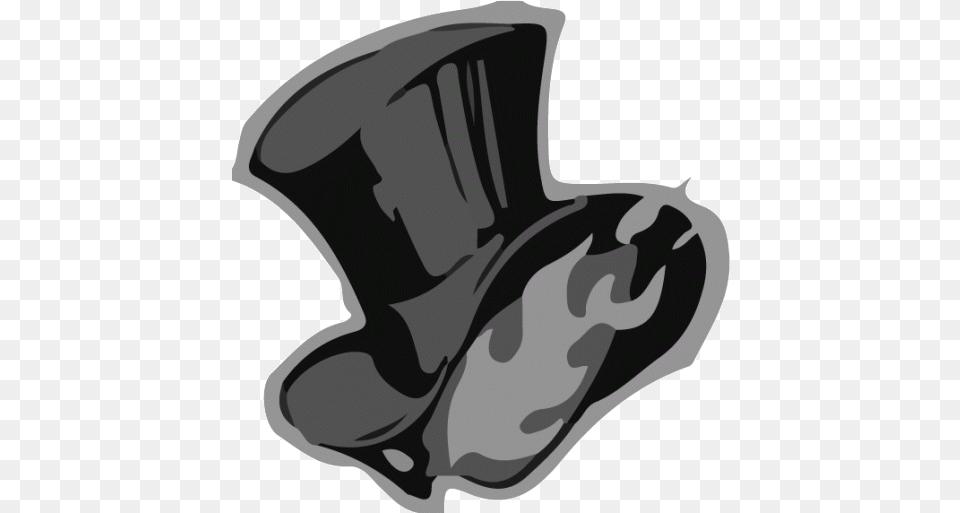 I Made A Hd Gif Of The Loading Screen Phantom Theives Logo Persona 5 Logo Ong, Clothing, Hat, Cowboy Hat, Smoke Pipe Png