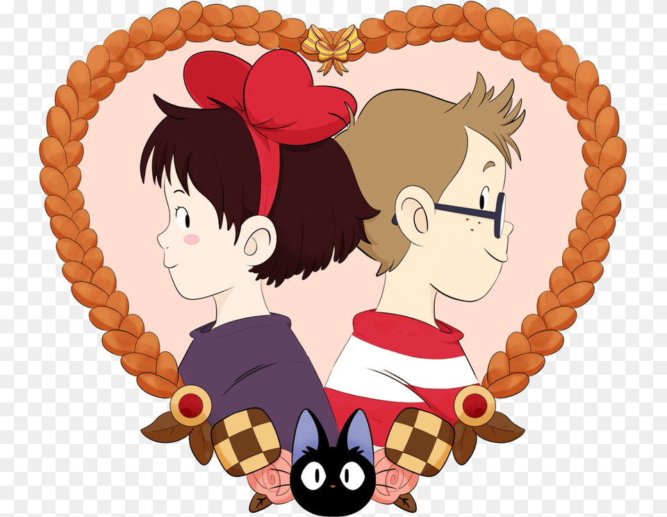 I Made A T Shirt Design For The Ht Kiki S Delivery Kiki39s Delivery Service Clipart, Baby, Heart, Person, Face Free Png Download