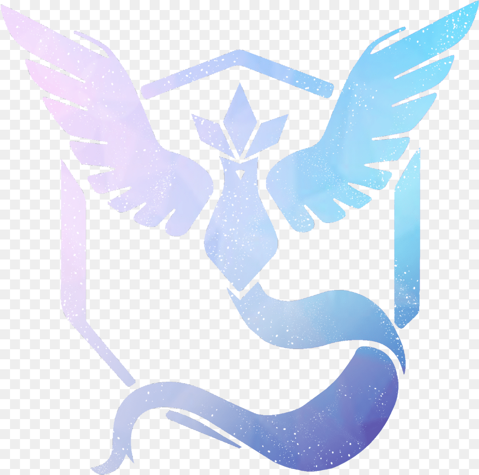 I Made A Transparent For My Pokemon Go Team Pokemon Go Pokemon Go Team Mystic, Emblem, Symbol, Person Free Png