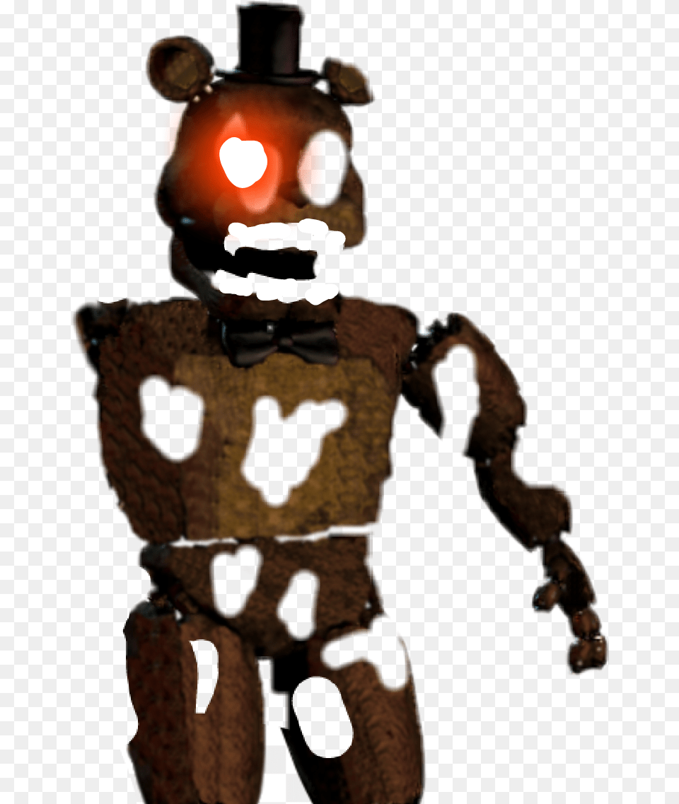 I Made An Broken Nightmare Freddy All By Myself Cartoon, Robot, Baby, Person Free Transparent Png