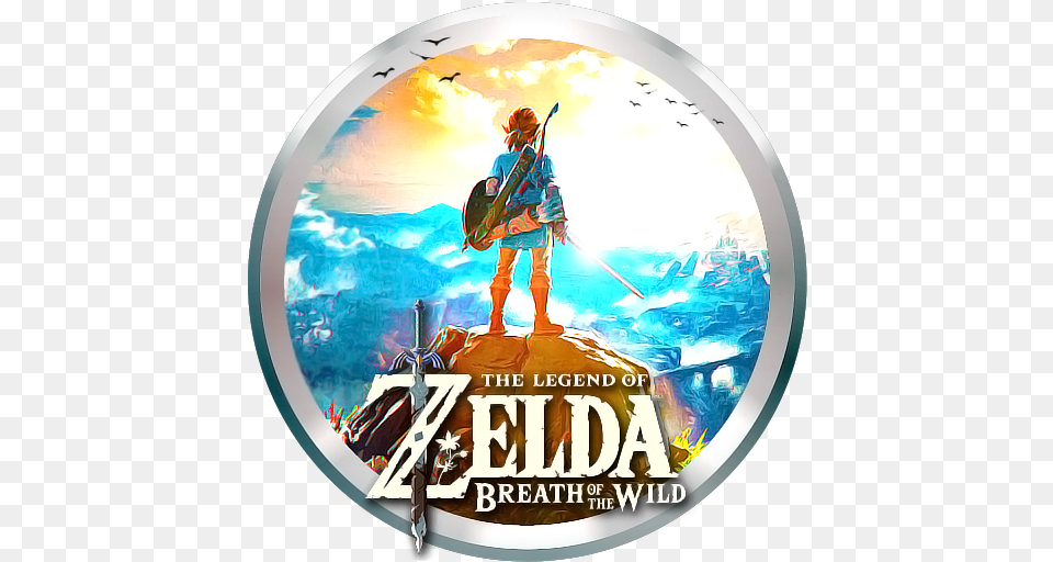 I Made An Icon For Your Botw Andor Cemu Shortcut, Person, Disk, Dvd Free Transparent Png