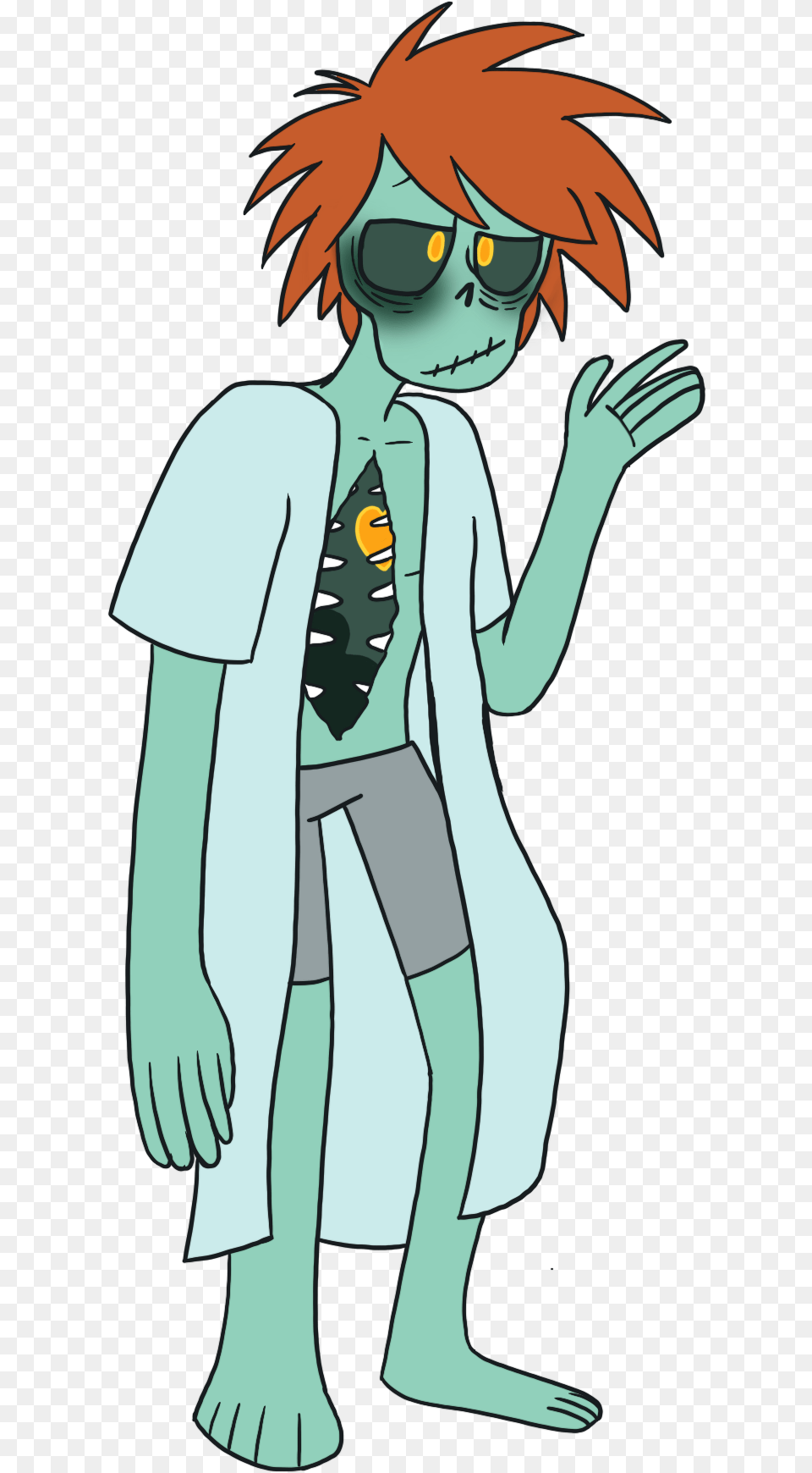 I Made Another Ghost Oc His Name Is Chadley And Hes Cartoon, Book, Comics, Publication, Person Free Transparent Png