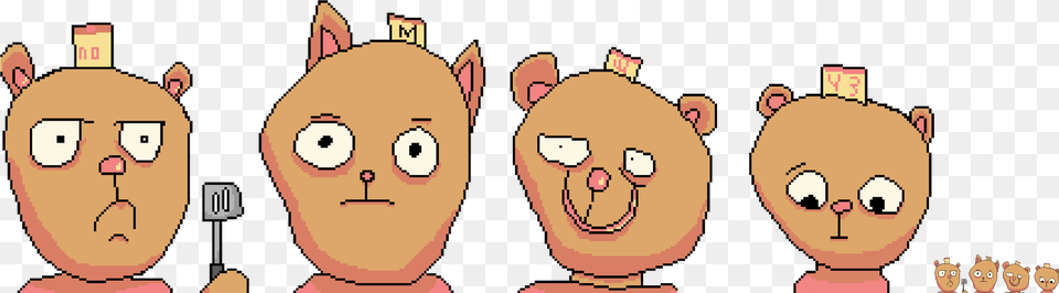 I Made Some Custom Burgerpants Sprites Cartoon, Face, Head, Person, Baby Png Image
