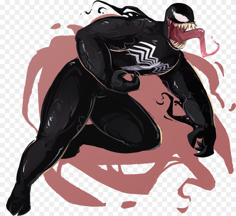 I Made Some Venom Art In Honor Of The New Movie Art, Adult, Person, Man, Male Free Png Download