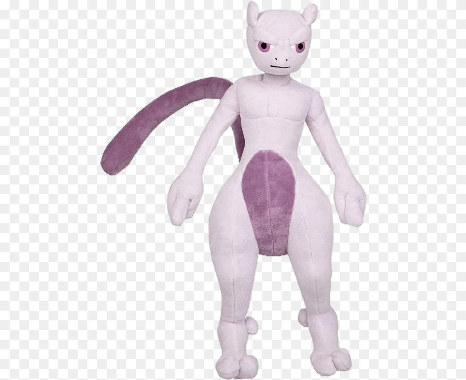 I Made The Mewtwo Plush Into A Transparent Pokemon Detective Pikachu Mewtwo Plush, Toy, Baby, Person Free Png