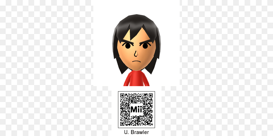 I Made The Ultimate Mii Fighters In Anticipation Of Mii Qr Code Girl, Qr Code, Person, Face, Head Png Image