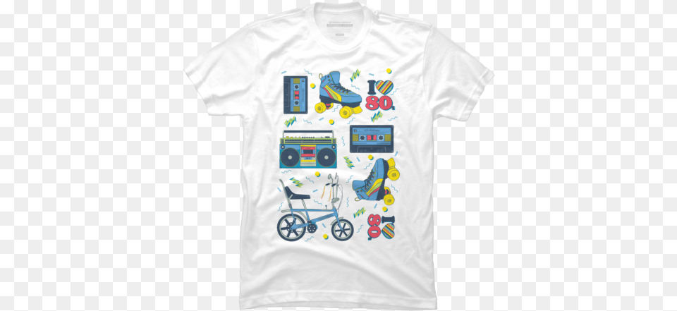 I Miss The 80s 25 T Shirt, Clothing, T-shirt, Bicycle, Transportation Png
