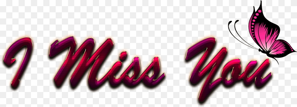 I Miss You Hd Pictures Miss You Logo, Art, Graphics, Purple Free Transparent Png