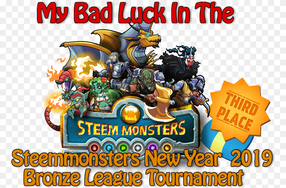 I Missed The Tournament Finale Because Of Bad Luck Steem Monsters, Baby, Person, Advertisement, Poster Free Transparent Png