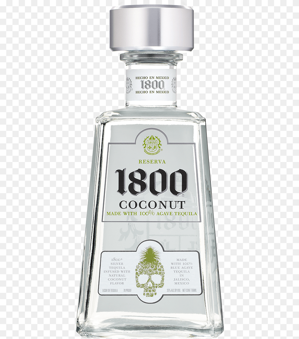 I Must Have This 1800 Coconut Tequila, Alcohol, Beverage, Liquor, Bottle Png