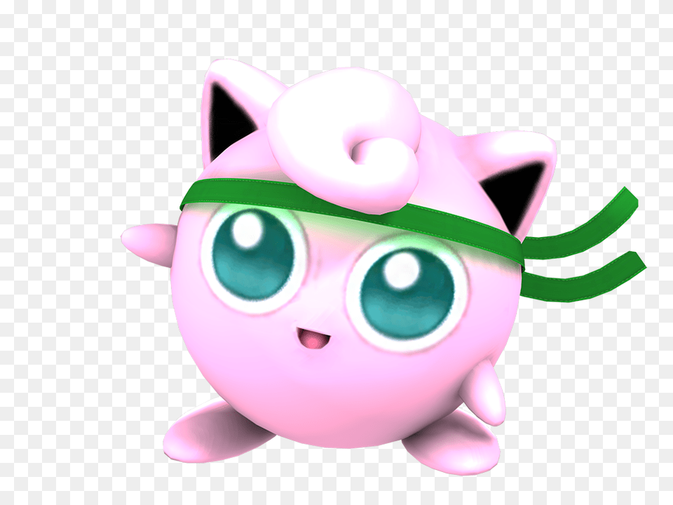 I Need A Of Jigglypuffs Headband From Melee If Anyone Can, Toy, Piggy Bank Free Png Download