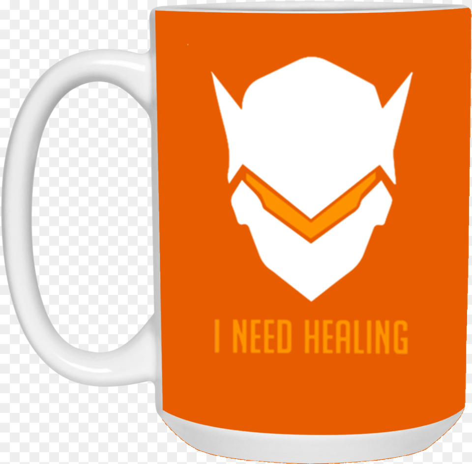 I Need Healing Genji Mask Genji Face Overwatch Icon Overwatch, Cup, Beverage, Coffee, Coffee Cup Free Png Download
