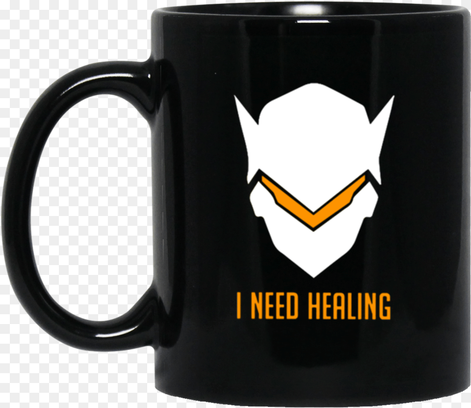 I Need Healing Genji Mask Genji Face Overwatch Icon Princess Are Born In July, Cup, Beverage, Coffee, Coffee Cup Free Png Download